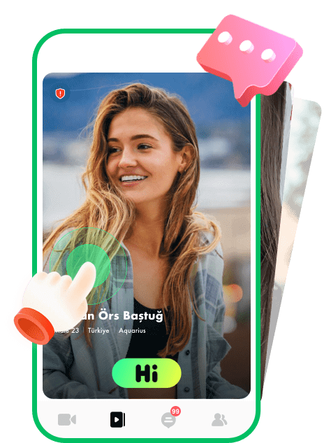 Swipe to Meet Beautiful Girls on 1v1Chat  